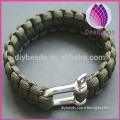 outdoor survival alloy buckle 7 strands 550 paracord bracelet